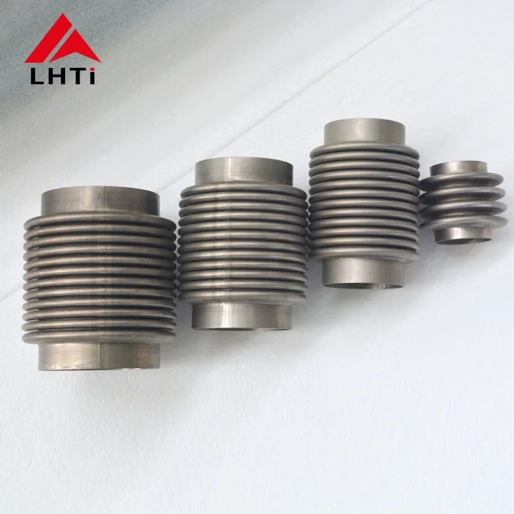 2.5" 3" 3.5" 4" Gr2 titanium exhaust bellows flex connector coupling joint
