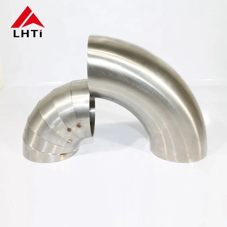 Gr2 titanium mandrel bends 90 degree elbow for exhaust pipe fittings