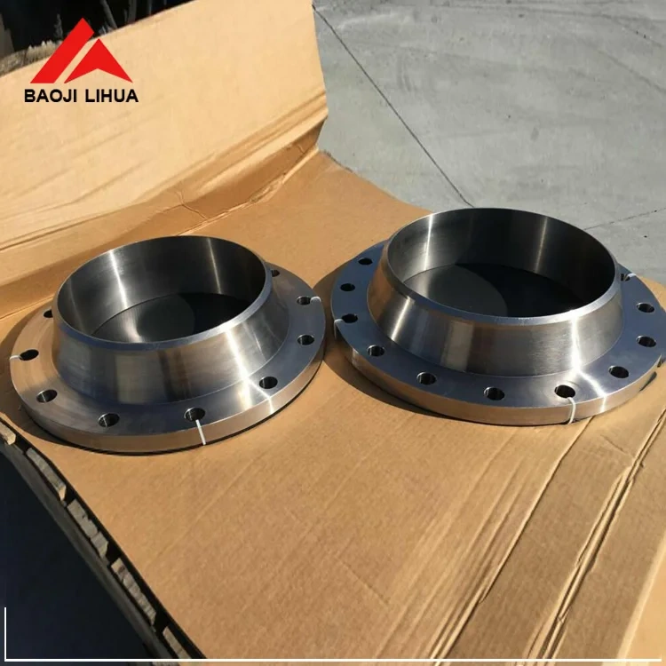 ANSI B 16.5 Ti GR12 titanium WNRF flange 6 INCH CL600