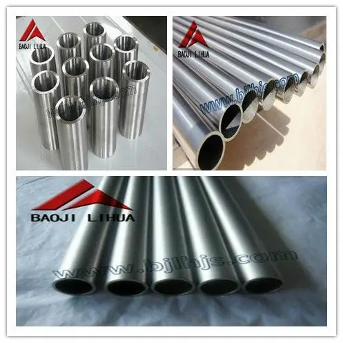 Factory Directly Supply titanium exhaust  Gr2 Gr7 Titanium Pipes titanium tube