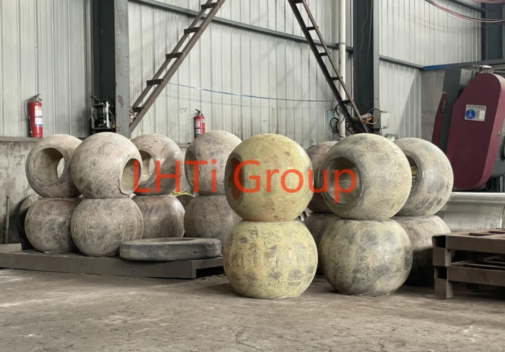 titanium and titanium alloy valve ball hollow casing floating ball