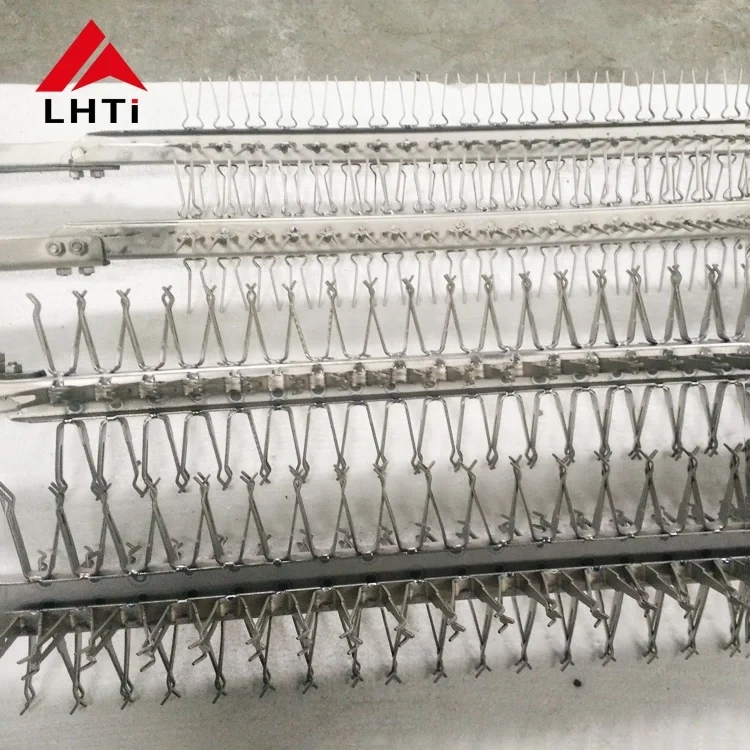 Customized clamp gr1 titanium anodizing rack for water treatment