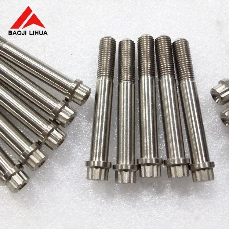 M7 rims bolts ,12 points titanium flange bolts for automobile