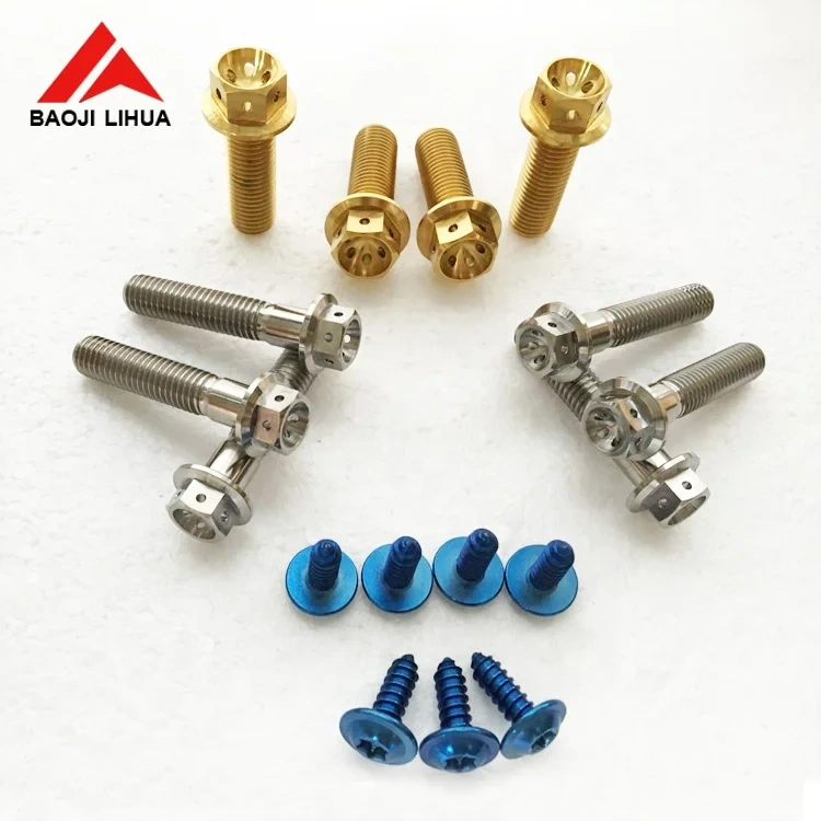 m8 m10 m12x30mm gr2 gr5 titanium Titanium Bolts