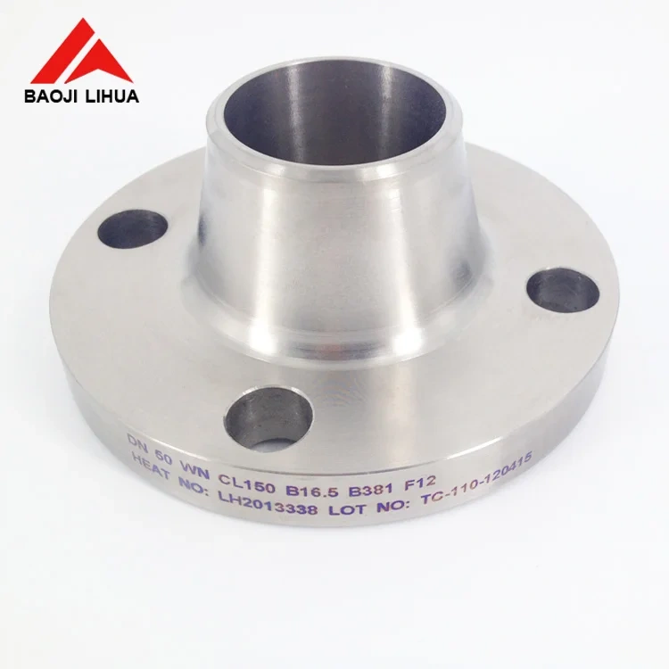 Titanium blind exhaust flange 4" ANSI 150lbs 300 ibs class gr2