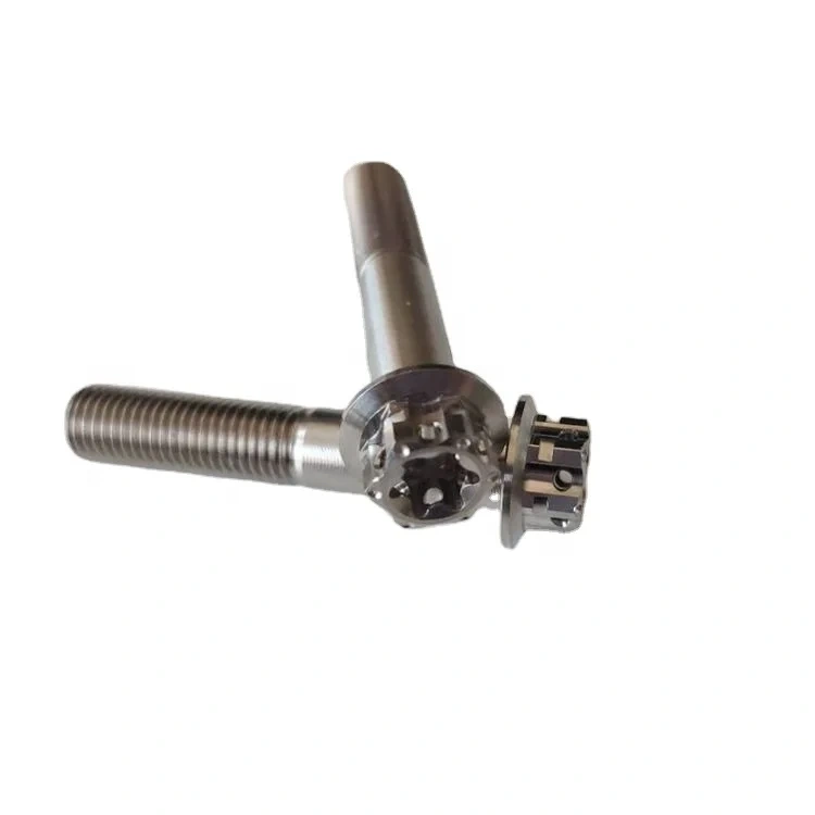 M8 gr5 Titanium torx Flange Bolts  motorcycle racing fancy bolts