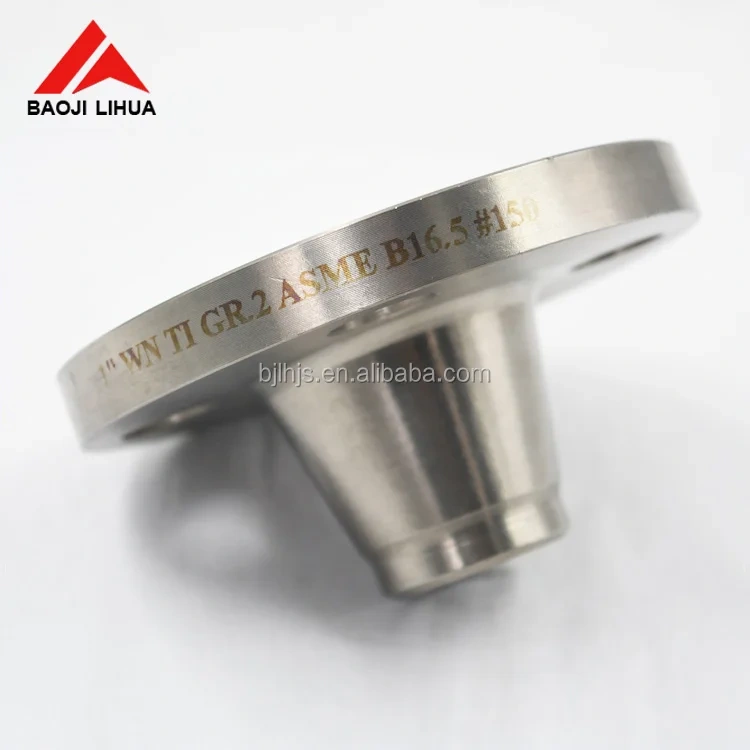 Hot sale long nozzle weld neck flange titanium pipe flange