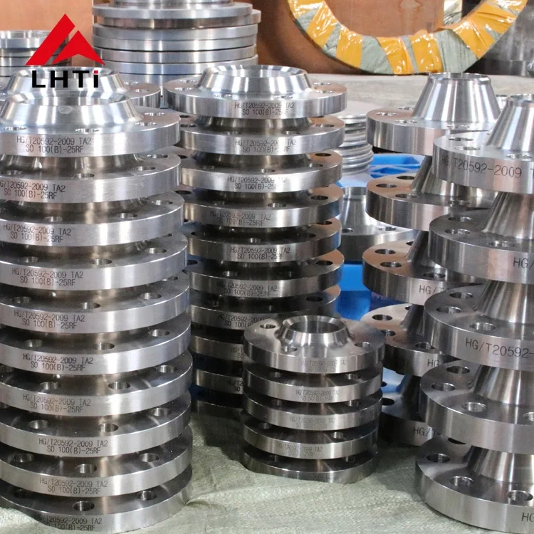 ANSI ASTM B16.5 titanium GR1 GR5 GR7 WN welding neck flange