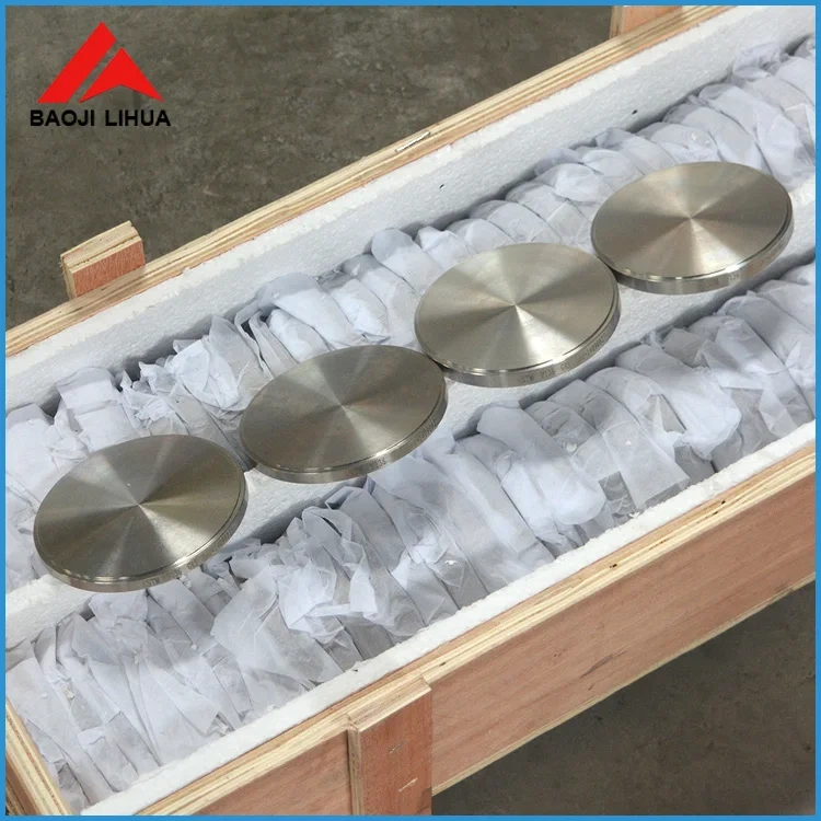 Customized Titanium Sputter Target PVD Materials 99.7% Pure Best Selling Titanium (Ti) Metal Disc
