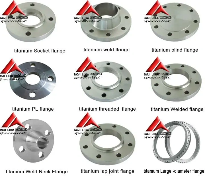 Gr2/Gr5  DN 10'' - 20'' Class 150/300 Titanium Spectacle Blind Flange Price