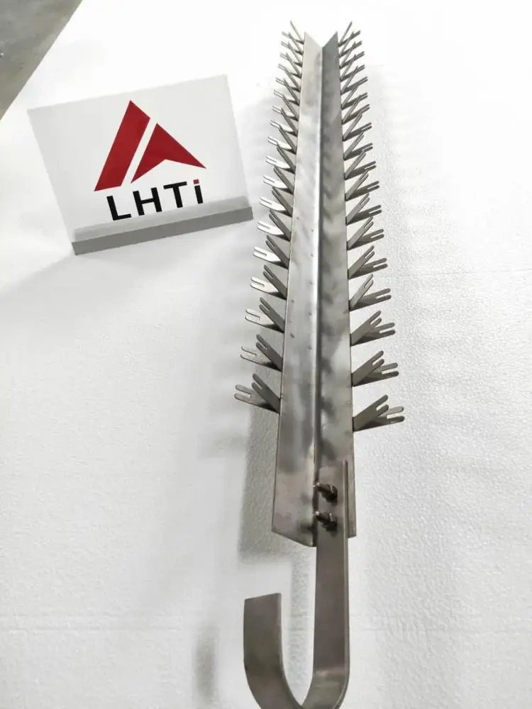 titanium jigs prat and racks for anodizing aluminium components.