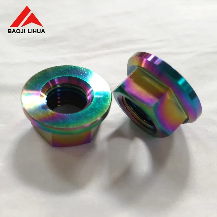 M5 M6 M8 M10 M14 M18 M20 M24 DIN6923  titanium flange nuts and bolts