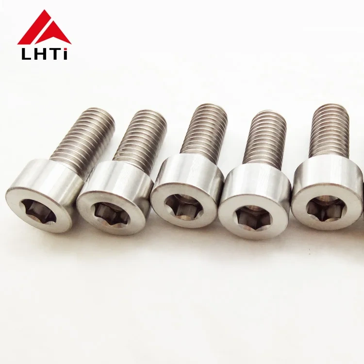 DIN912 M5 M6 M8 Allen Key Head Bolt Titanium Hex Socket Screw Bolt GR5 Bolts Lihua Black Bicycle Frame Accessories Colorful LHTI