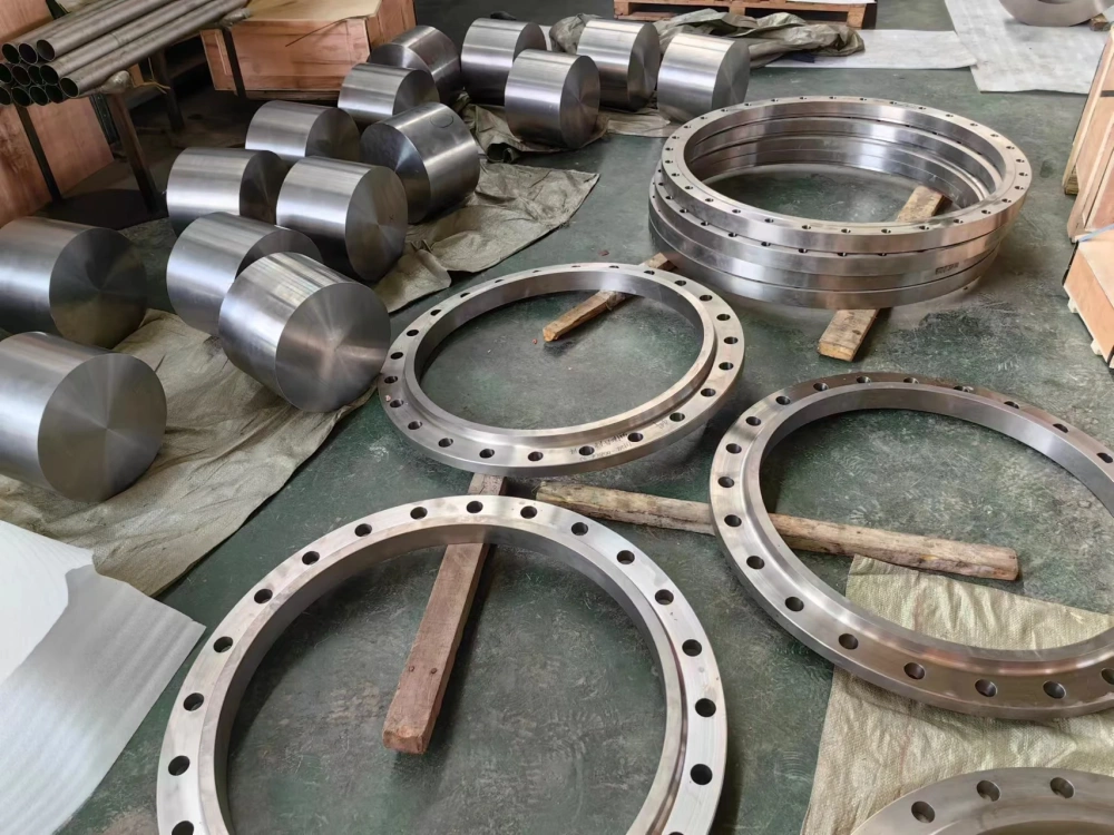 Factory Directly Supply Titanium material Long Weld Neck Flange with High Quality