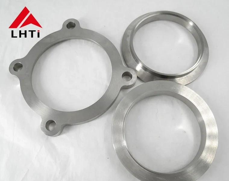 Factory price of 4 inch 5 inch Gr2 titanium car exhaust pipe flange