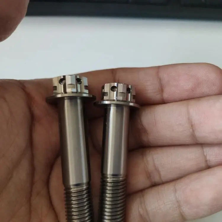 M8 gr5 Titanium torx Flange Bolts  motorcycle racing fancy bolts
