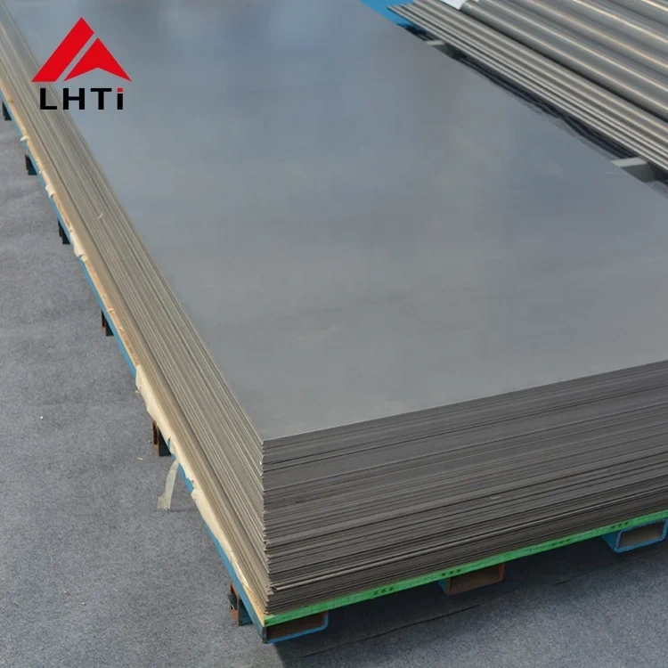 ASTMB265 Gr2 Gr5 ti 6al4v polished 1mm Thickness Grade 2 Titanium Sheet Titanium Plate In Stock