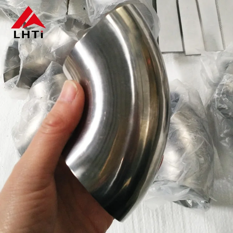 2"/2.5"/3"/4" Titanium gr2 elbow/bends with 1mm 1.2mm WT motorcycle exhaust pipe