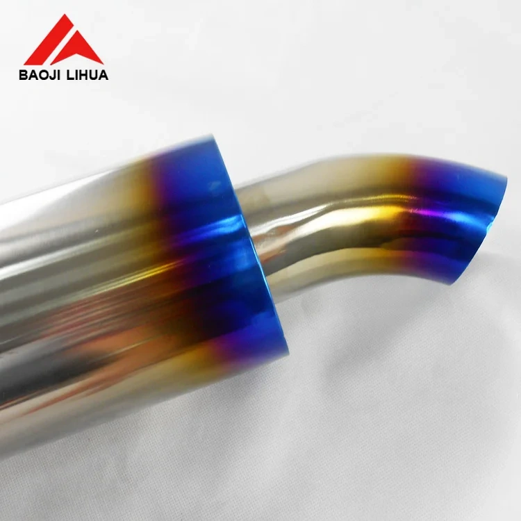 Titanium exhaust pipes gr2 best price and high quality  Dia 38mm/57mm/63mm/
