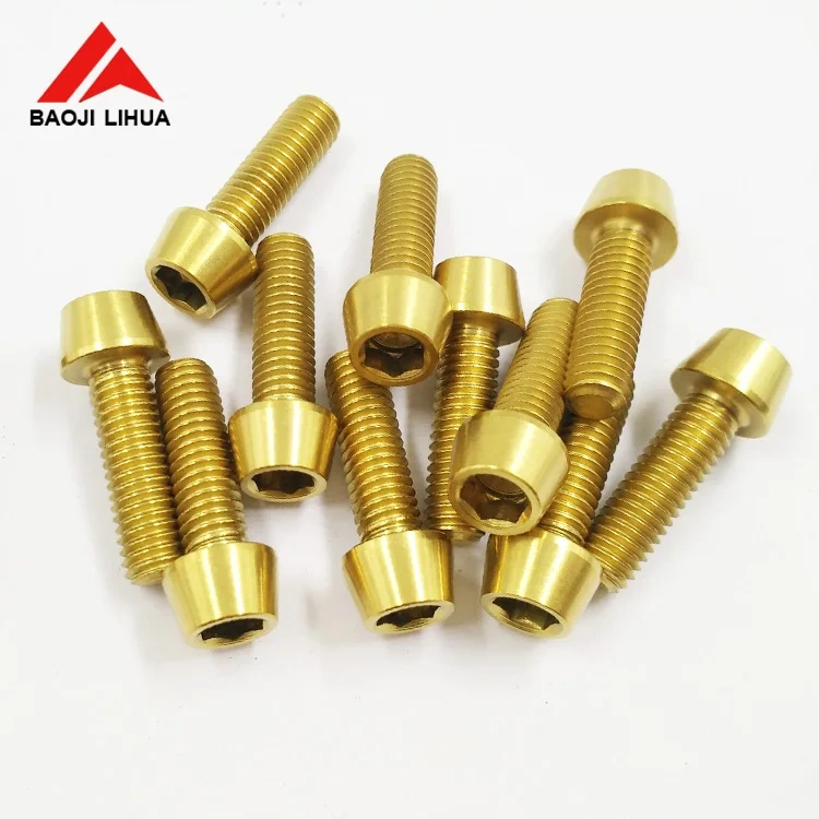 Hex head DIN 912 tap m5 m6 m8 Titanium bolt /screw for sale