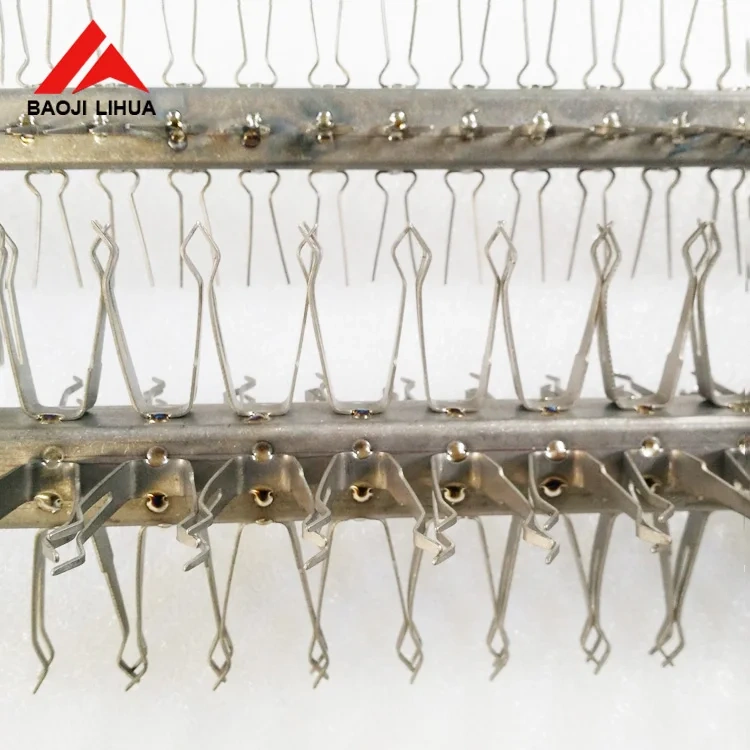 customized anodizing Gr1/Gr2 titanium jigs for Industry coating colors