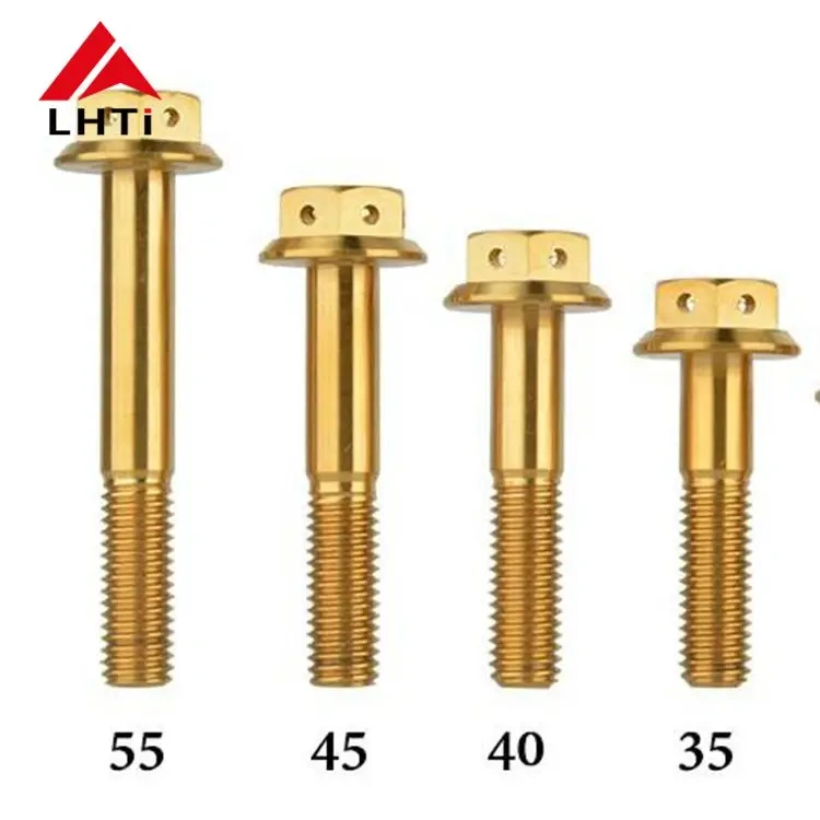 M6 M8 Gr5 TC4 customized proti titanium bolt screw for motorcycle