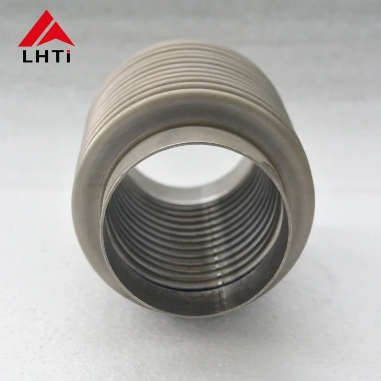 2.5" 3" 3.5" 4" Gr2 titanium exhaust bellows flex connector coupling joint