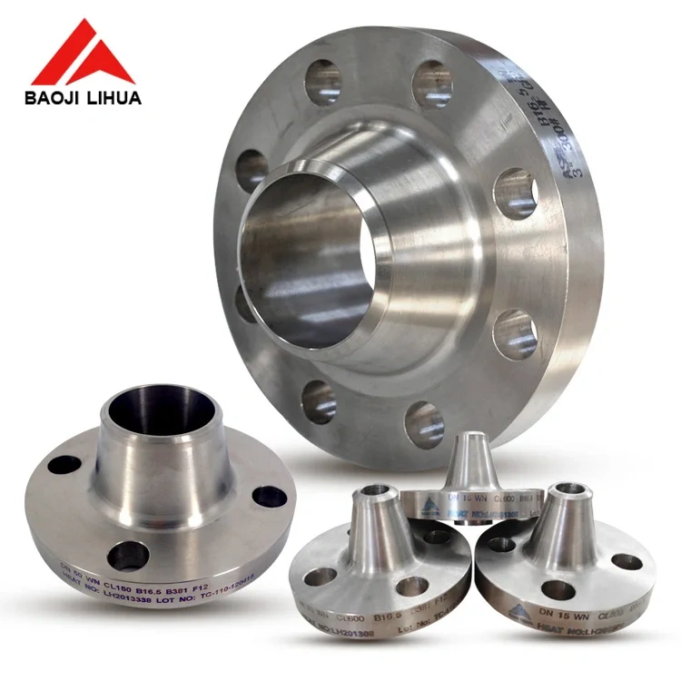 ANSI B 16.5 Ti GR12 titanium WNRF flange 6 INCH CL600