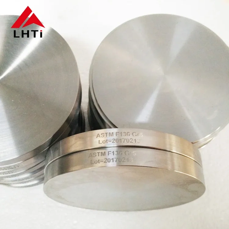 98mm 98.5mm Dental Material Gr5 ELI Titanium Disc Ti blocks 50-2500mm