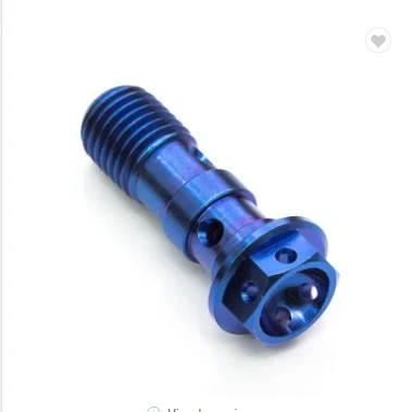 DIN 6921 M6 M8 Banjo gr5 titanium flange bolt for motorcycle