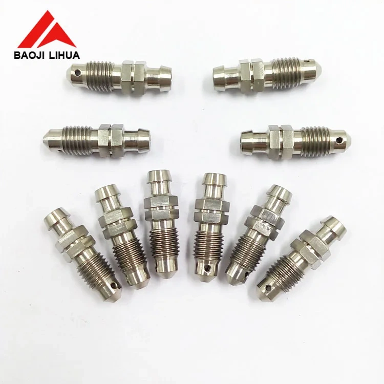 Gr5 Titanium Clutch Slave Cylinder Banjo Bolt with Bleeder Valve for motorcycle