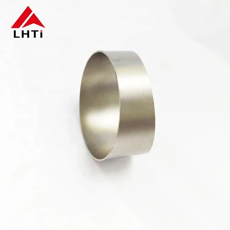 Titanium pie cut 1.0D tight loose type radius pie cuts titanium for motorcycle exhaust
