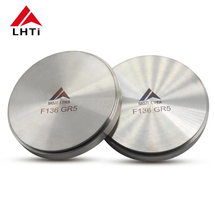 Round GR2 GR5 Titanium Ring Industry Titanium Cake Forgings