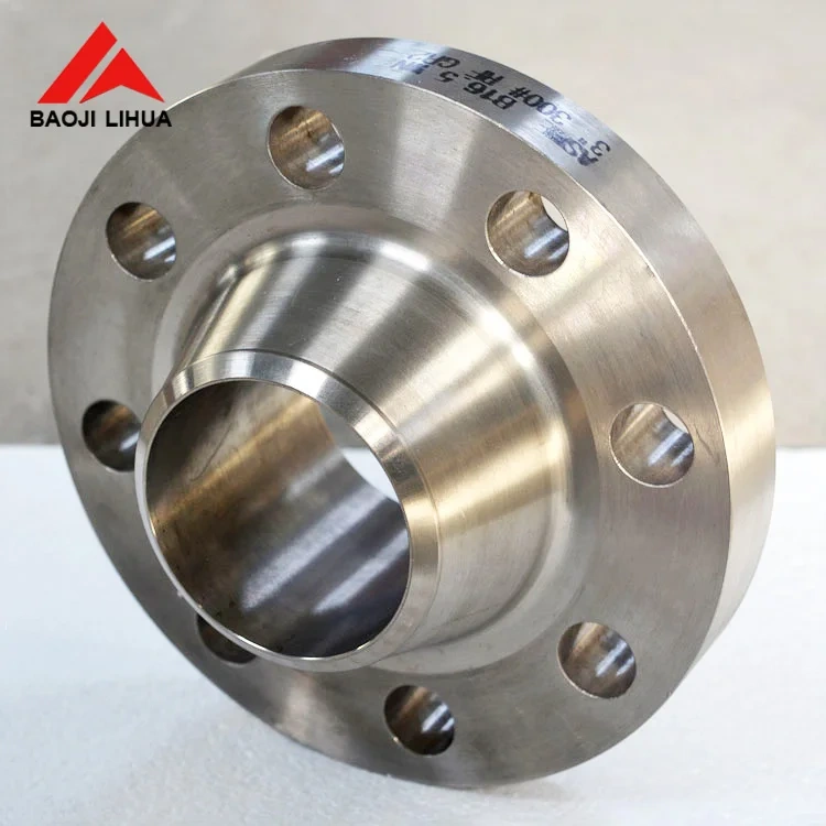 ANSI B 16.5 Ti GR12 titanium WNRF flange 6 INCH CL600