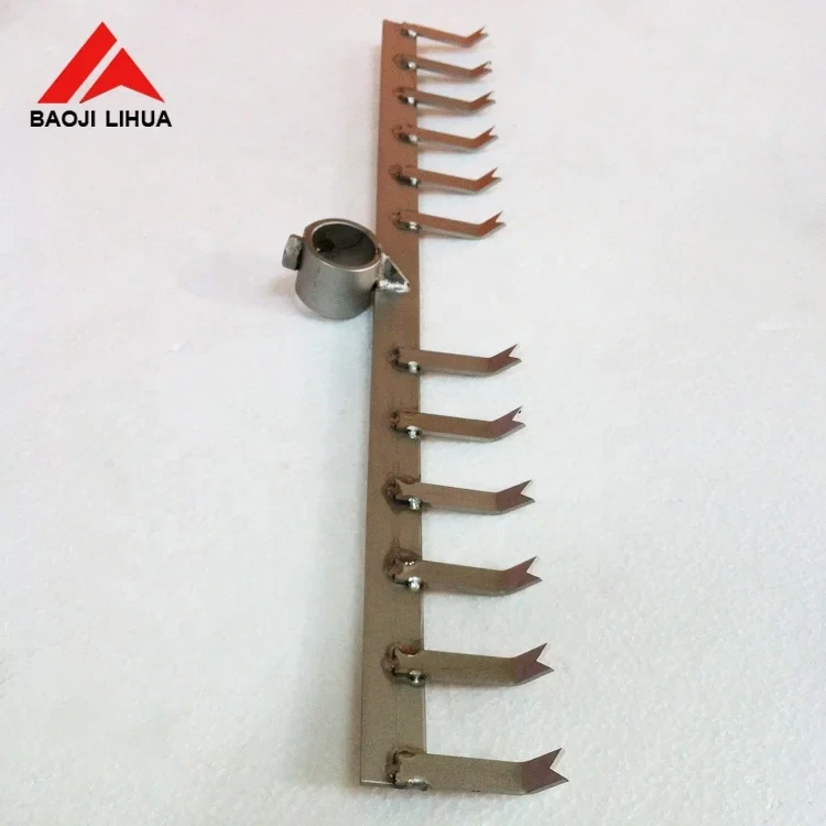 Customized as drawing gr2 titanium anodizing jigs hangers for plating