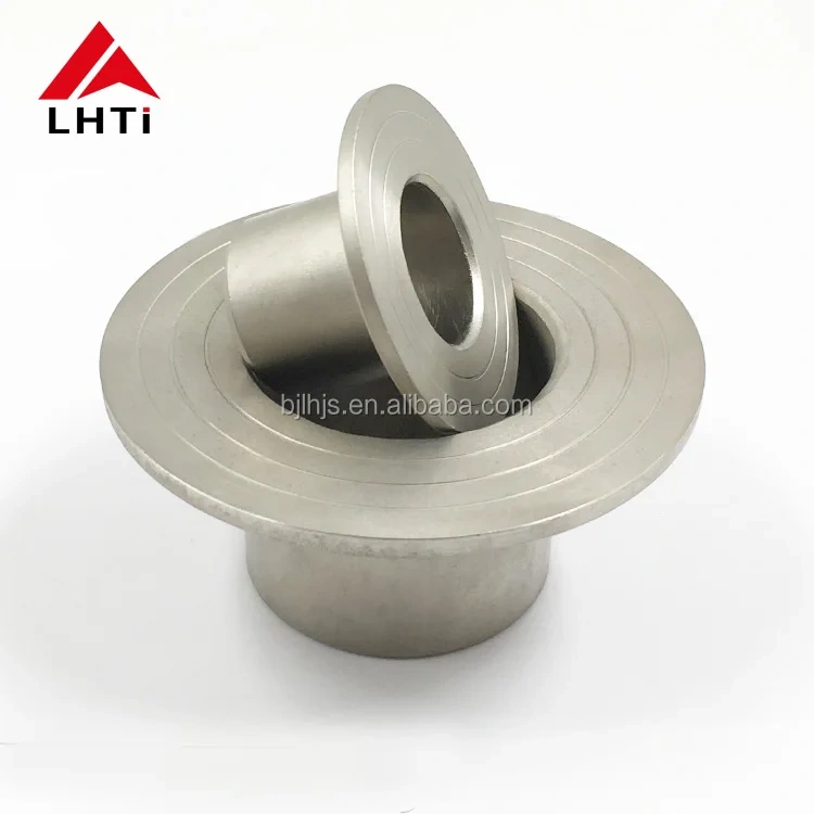 ASTM B363 WPT2 titanium lap joint stub end cap fitting
