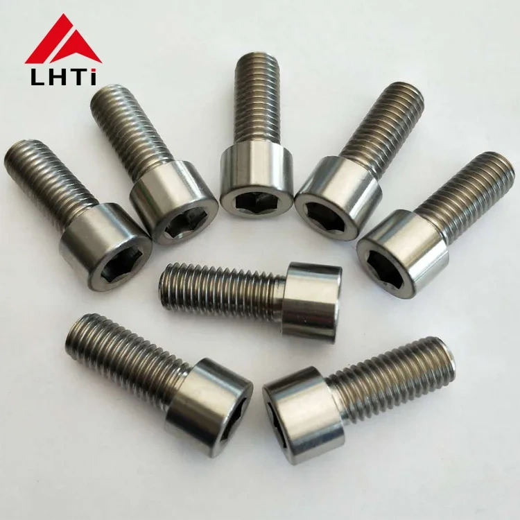 DIN912 M5 M6 M8 Allen Key Head Bolt Titanium Hex Socket Screw Bolt GR5 Bolts Lihua Black Bicycle Frame Accessories Colorful LHTI