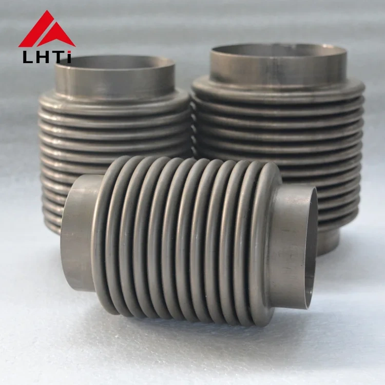 2.5" 3" 3.5" 4" Gr2 titanium exhaust bellows flex connector coupling joint
