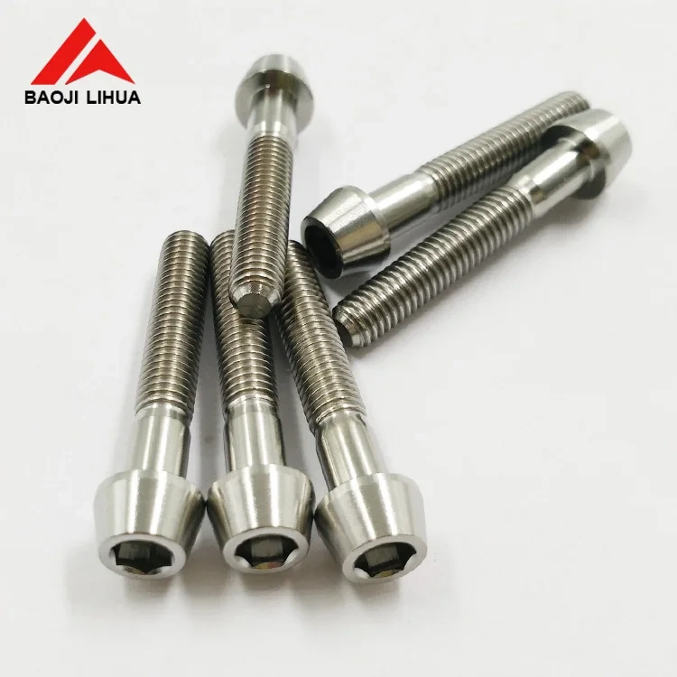 Colored titanium screw m5 m6 m8 green,blue anodized titanium bolts for bicycle