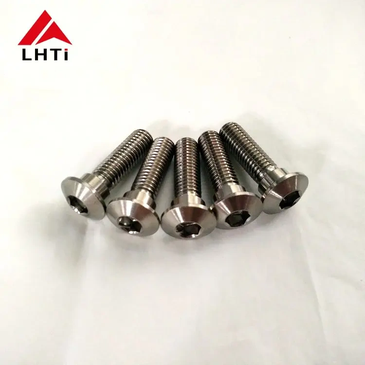 GR5 6Al4V m6 m8 Titanium disc bolts for motorcycle