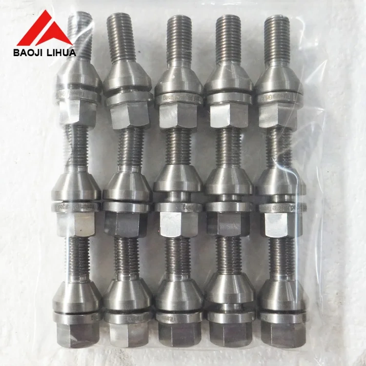 GR5 TITANIUM LUG BOLTS TI6AL4V AEROSPACE GRADE M14*1.5*29 FOR PORSCHE 911 Benz BMW M12*1.5*75