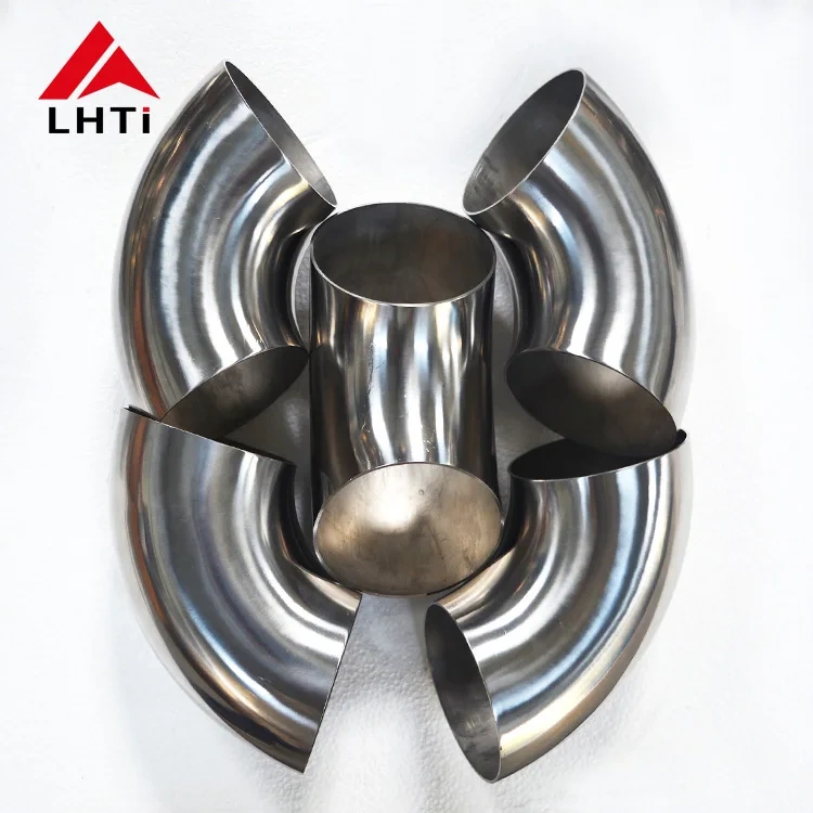 2"/2.5"/3"/4" Titanium gr2 elbow/bends with 1mm 1.2mm WT motorcycle exhaust pipe