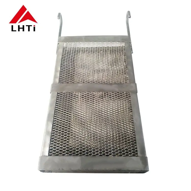 Gr1 Gr2 titanium basket for anodizing for Water treatment