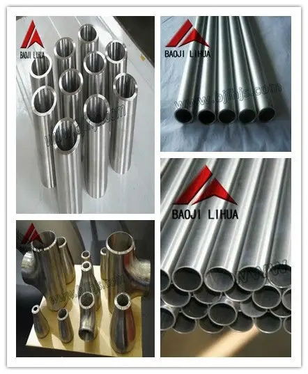 Factory Directly Supply titanium exhaust  Gr2 Gr7 Titanium Pipes titanium tube