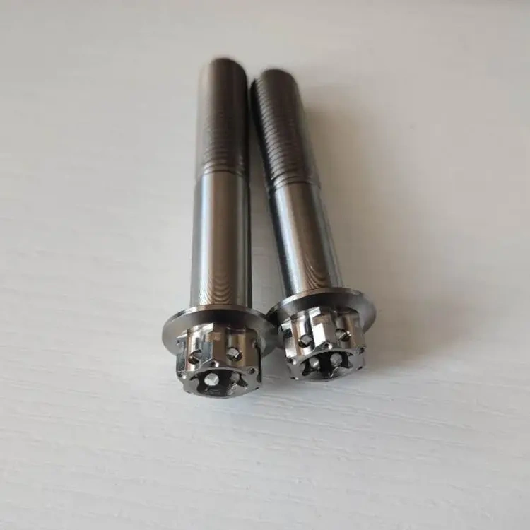 M8 gr5 Titanium torx Flange Bolts  motorcycle racing fancy bolts