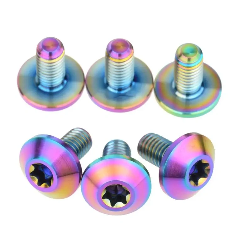 M3 M4  M5 M6 M8 M10 GR2 GR5  torx  head  Titanium screws for bicycle