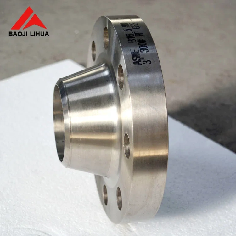 ANSI B 16.5 Ti GR12 titanium WNRF flange 6 INCH CL600