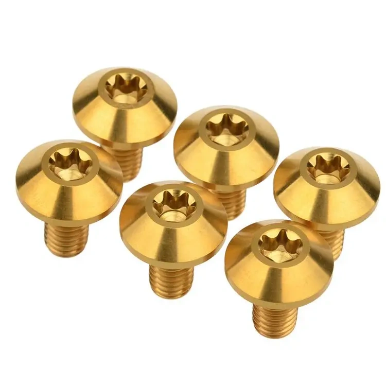 M3 M4  M5 M6 M8 M10 GR2 GR5  torx  head  Titanium screws for bicycle