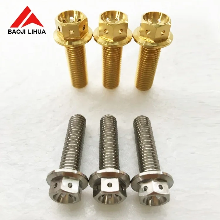 m8 m10 m12x30mm gr2 gr5 titanium Titanium Bolts