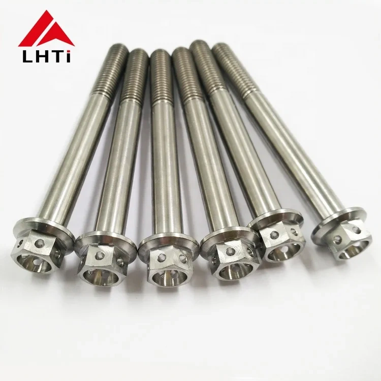 Heng titanium hex flange bolts for motorcycle